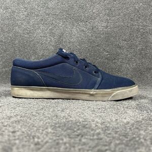 Nike Coast Classic 443687-405 Men’s Size 13 Navy Blue Canvas Skate Shoes Used